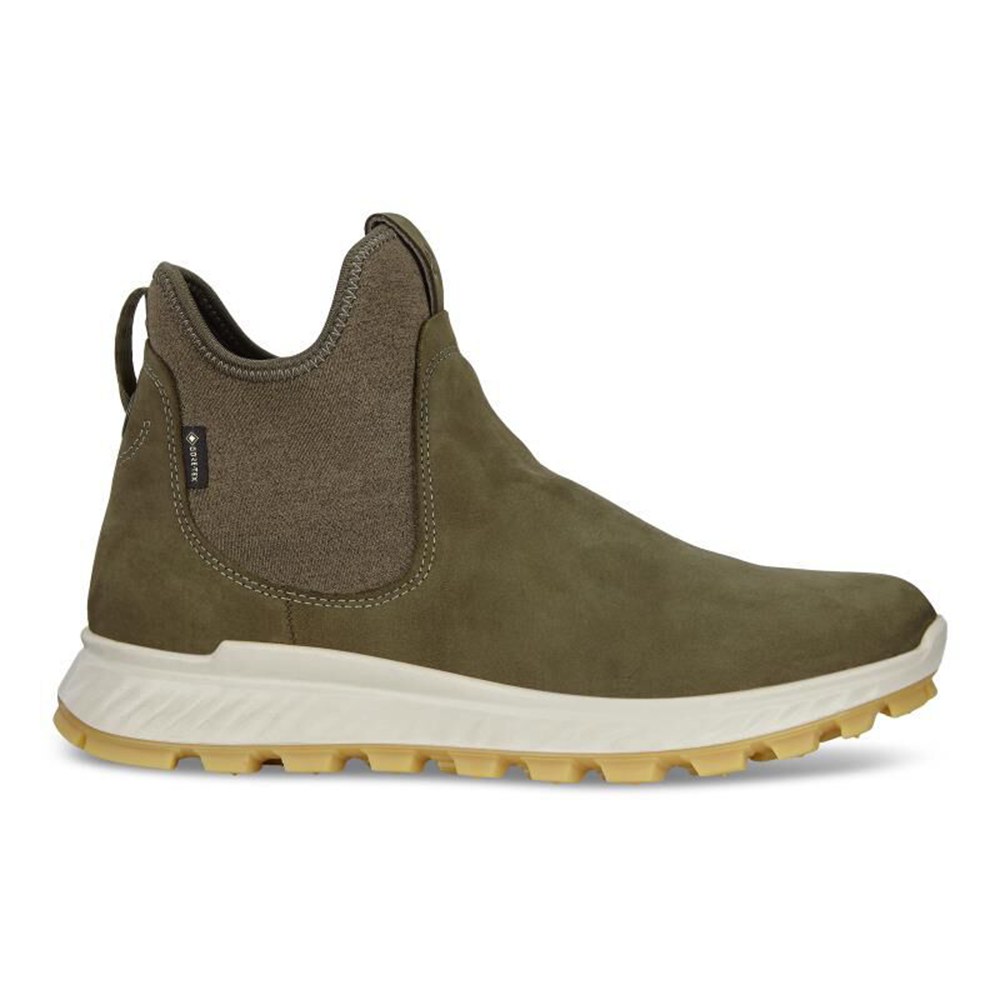 ECCO Womens Boots Olive - Exostrike Gtx - MWE-931250